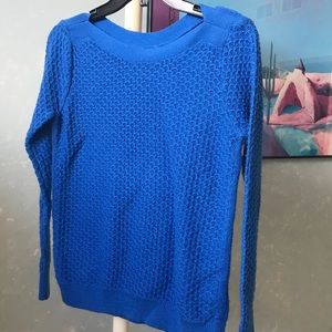 Vibrant Blue Knit Sweater
